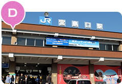 D JR Miyajima guchi Station