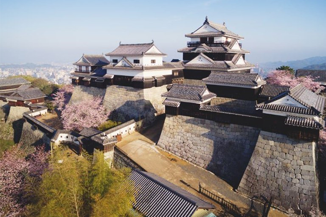 松山城と選べる鯛めし＆みかん蛇口体験