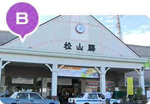 B JR Matsuyama Station